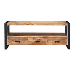 Mango Wood Inverness TV Stand Cabinet for Home | TV Unit for Living Room | Brown Finish 