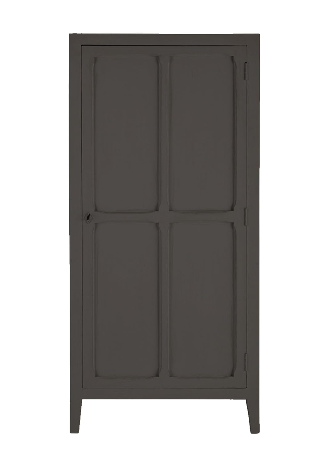 APRODZ Mango Wood Multipurpose Storage Stockholm Wardrobe for Bedroom | 1 Door and 4 Sleeves Almirah | Emperor