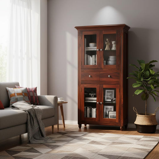 Translation missing: en.Bookshelf | Sheesham Wood Durable &amp; Stylish Wooden Storage Organizer 