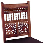 APRODZ Sheesham Wood Norcross 2 Seater Dining Table Set for Home | Dining Furniture | Brown Finish