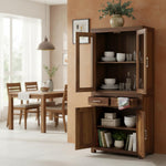 Bookshelf | Sheesham Wood Wooden Storage Organizer | Shelves Bookcase Rustic Durable, Stylish & Compact Design for Home, Office & Living Room | Furniture Organizer Elegant Finish (Brown) 