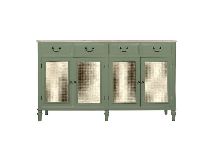 Translation missing: en.Solid Wood Sideboard Cabinet with 3 Drawer Storage Organize Cabinet for Home Dinning Kitchen Living Room &amp; Bedroom Multi Shelves Door Cabinets Hallway Dinning  Cabinets &amp; Storage