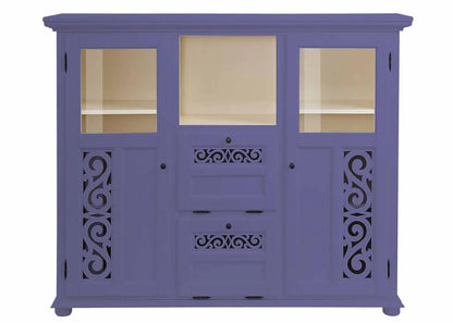Soild Wood Fora Sideboard Storage Cabinet for Living Room | Siberian IRIS Finish 