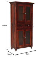 Bookshelf | Sheesham Wood Durable & Stylish Wooden Storage Organizer 