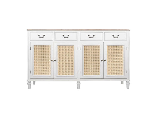 Translation missing: en.Solid Wood Sideboard Cabinet with 3 Drawer Storage Organize Cabinet for Home Dinning Kitchen Living Room &amp; Bedroom Multi Shelves Door Cabinets Hallway Dinning  Cabinets &amp; Storage