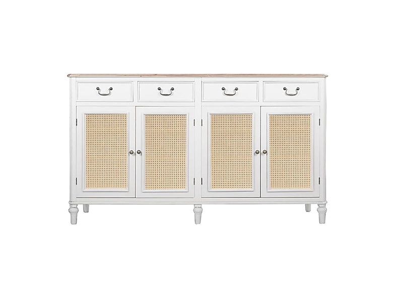Solid Wood Sideboard Cabinet with 3 Drawer Storage Organize Cabinet for Home Dinning Kitchen Living Room & Bedroom Multi Shelves Door Cabinets Hallway Dinning  Cabinets & Storage