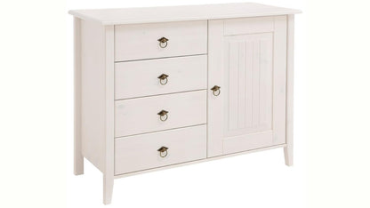 APRODZ Solid Wood Sao Sideboard Storage Cabinet for Living Room