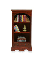 Bookshelf | Sheesham Wood Wooden Storage Organizer | Shelves Bookcase Rustic Durable, Stylish & Compact Design for Home, Office & Living Room | Furniture Organizer Elegant Finish (Honey Oak 2) 