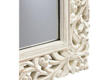 Mango Wood Home Decorative Perlo Wall Mirror for Living Room 