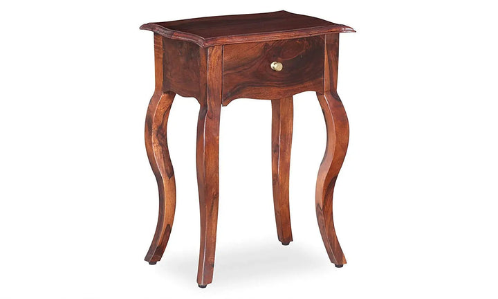 Translation missing: en.Leego Bedside Table (Light Honey Sheesham) 