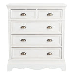 Mango Wood Storage Cabinet Callao Chest of 5 Drawers Furniture for Living Room | Minsk 