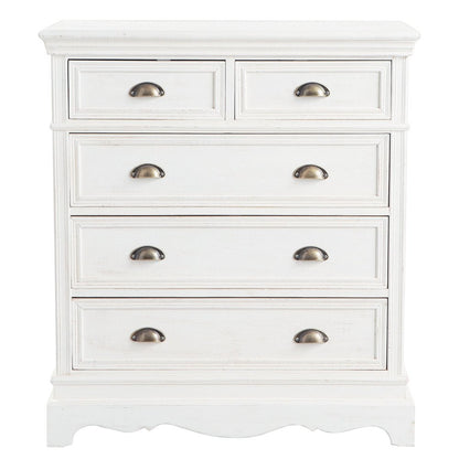 APRODZ Mango Wood Storage Cabinet Callao Chest of 5 Drawers Furniture for Living Room | Minsk