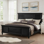 Solid Wood Without Storage Bed Elmore for Bedroom Stylish 