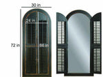 Mango Wood Meredi Standing Wall Decorative Mirror Frame| Wooden Mirror 