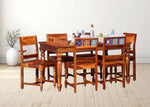 Solid Wood Pensacola 6 Seater Dining Table Set for Home | Dining Furniture 
