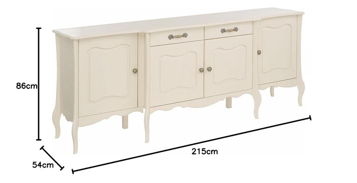 Translation missing: en.Mango Wood Rosario Sideboard Storage Cabinet for Living Room | Wooden Cabinet for Home 