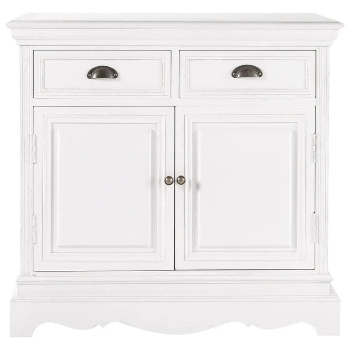 Translation missing: en.APRODZ Mango Wood Brovary Sideboard Storage Cabinet for Living Room | Wooden Cabinet for Kitchen | White Finish