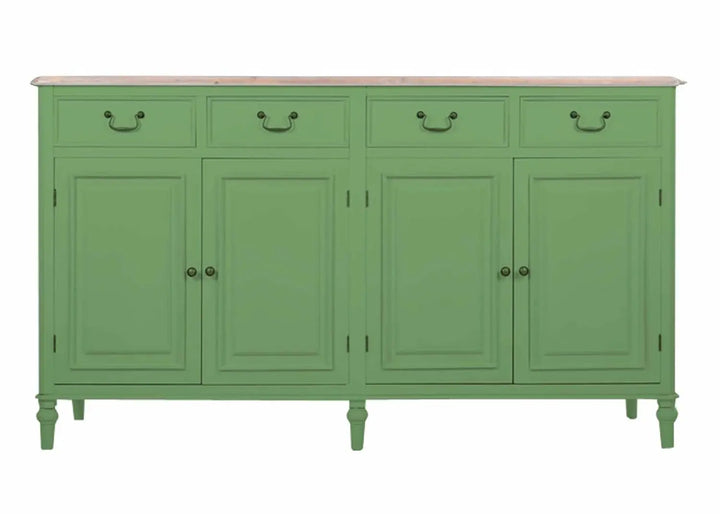 Translation missing: en.Solid Wood Cancun Storage Sideboard Cabinet with 4 Door and 4 Drawer for Living Room 