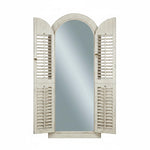 Mango Wood Meredi Standing Wall Decorative Mirror Frame| Wooden Mirror 