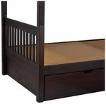 Sheesham Wood Moyer Bunk Bed for Bedroom | Brown Finish 