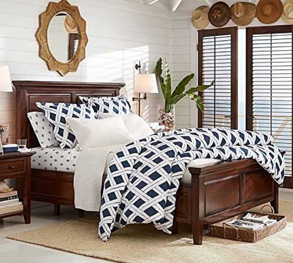 APRODZ Solid Wood Paul King Size Bed with Storage for Bedroom