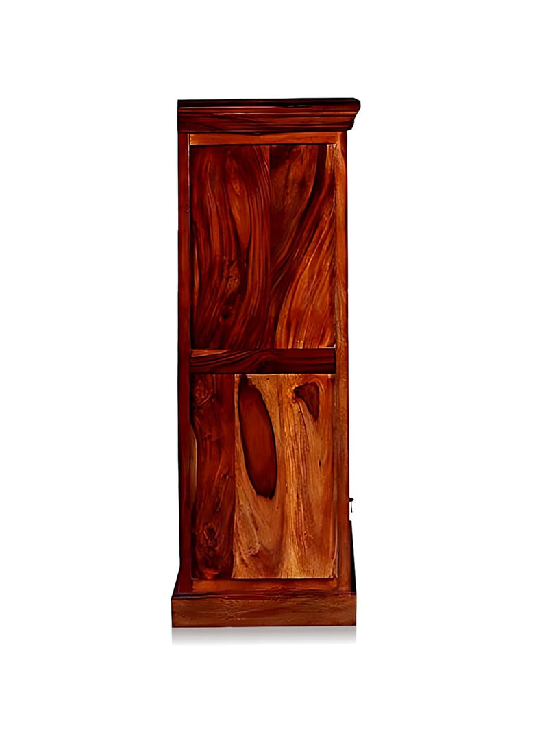 Bookshelf | Sheesham Wood Wooden Storage Organizer | Shelves Bookcase Rustic Durable, Stylish & Compact Design for Home, Office, Living Room | Furniture Organizer Elegant Finish (Honey Oak) | Elegant finish bookcase 