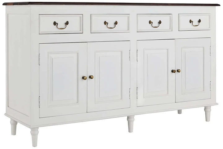 Translation missing: en.Solid Wood Cancun Storage Sideboard Cabinet with 4 Door and 4 Drawer for Living Room 