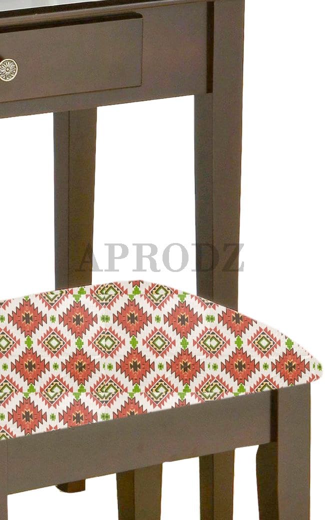 Translation missing: en.Acacia Wood Dressing Table with Portable Stool for Living Room (Brown Finish) 
