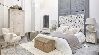 Mehrab Mango Wood 2-Door Wardrobe Storage rah Cupboard for Cloths (Solid Wood - White)