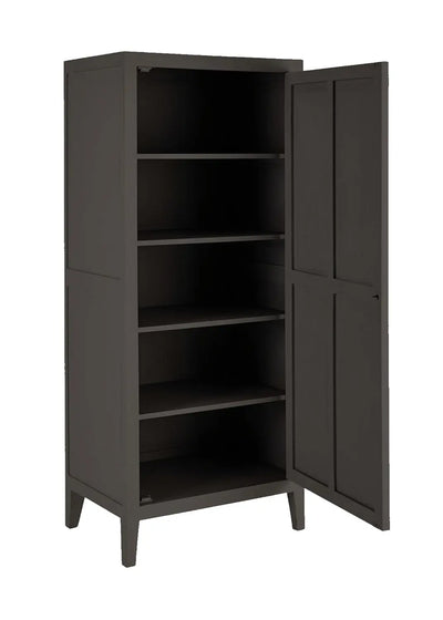 Mango Wood Multipurpose Storage Stockholm Wardrobe for Bedroom | 1 Door and 4 Sleeves