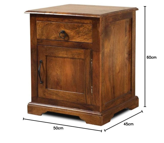 Reyk Mango Bedside Table