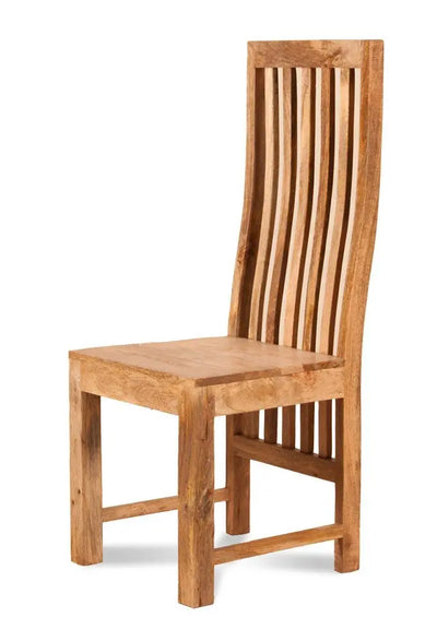 Solid Wood Stras Dining Chairs for Living Room | Set of 2 Wooden Chair