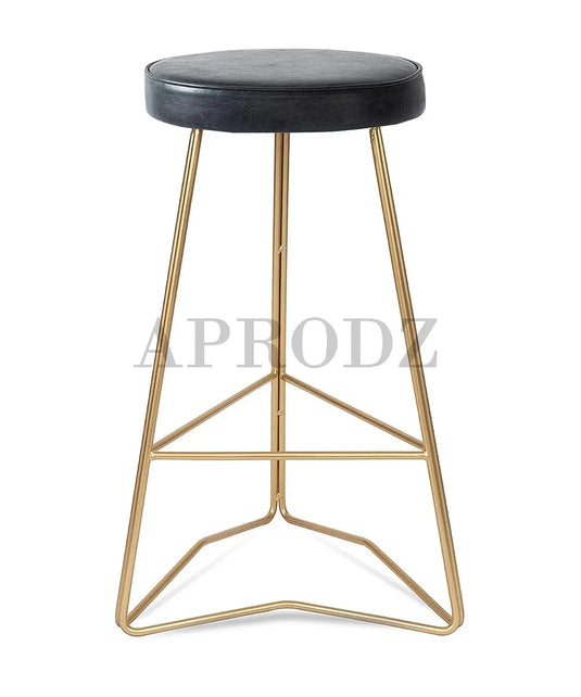 Translation missing: en.APRODZ Bar Stool Metal, Leather Cushion Bar Stool, Counter Stool, High Stool, Kithcen Stool for Bar/Home/Kitchen/Room