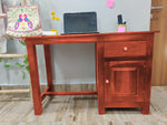 Sheesham Wood Office Desk Study Computer Table for Living Room with 1 Drawer and 