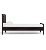 Sheesham Wood Without Storage Fraya Single Size Bed for Bedroom Stylish | Walnut Finish 