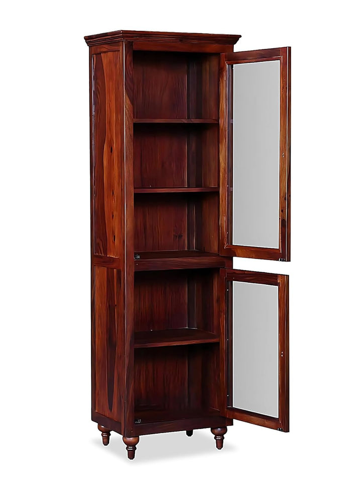 Translation missing: en.Bookshelf | Sheesham Wood Wooden Storage Organizer | Shelves Bookcase Rustic Durable, Stylish &amp; Compact Design for Home, Office, Living Room | Furniture Organizer Elegant Finish (Honey 3) 