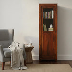 Bookshelf | Sheesham Wood Wooden Storage Organizer | Shelves Bookcase Rustic Durable, Stylish & Compact Design for Home, Office, Living Room | Furniture Organizer Elegant Finish (Honey 2) | Office Bookshelf Storage 