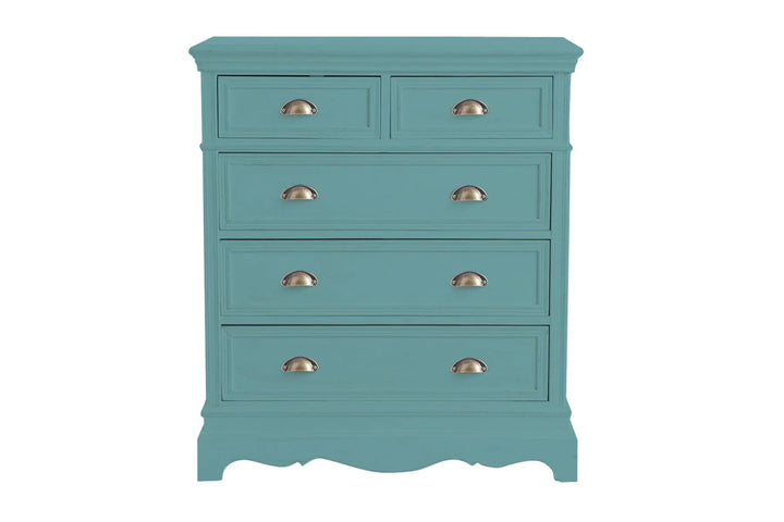 Translation missing: en.APRODZ Mango Wood Storage Cabinet Callao Chest of 5 Drawers Furniture for Living Room | Minsk
