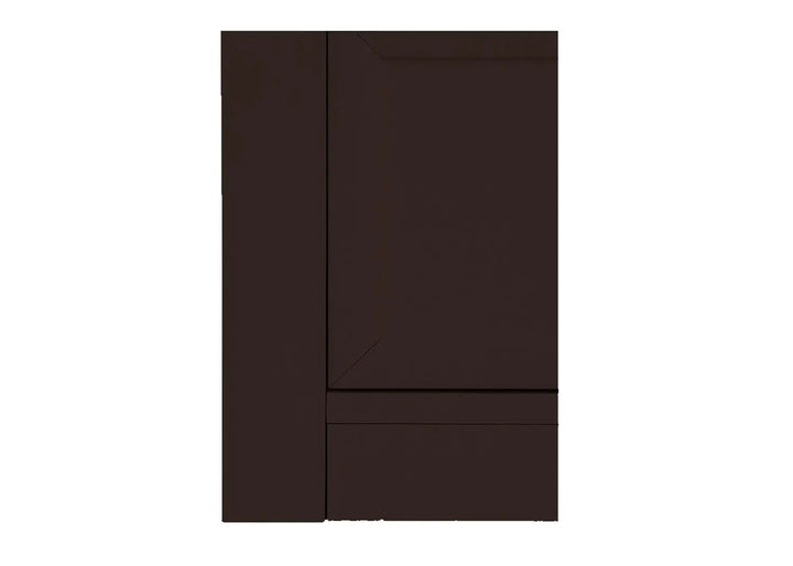 Translation missing: en.APRODZ Mango Wood Multipurpose Storage Varna 2-Door &amp; 2 Drawer Wardrobe Almirah for Bedroom | Cocoa Brown