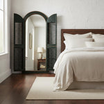 Mango Wood Meredi Standing Wall Decorative Mirror Frame| Wooden Mirror 