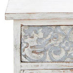 Mango Wood Yaviza One Door and One Drewer Bedside Storage Table for Bedroom 