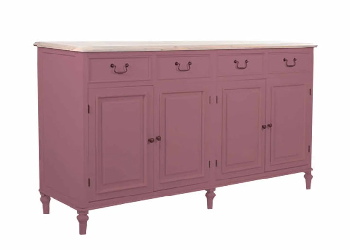 Translation missing: en.Solid Wood Cancun Storage Sideboard Cabinet with 4 Door and 4 Drawer for Living Room 