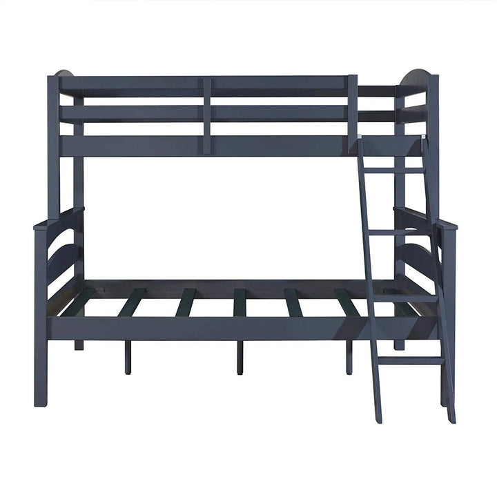 Translation missing: en.Solid Wood Reese Bunk Bed for Bedroom | Graphite Blue Finish