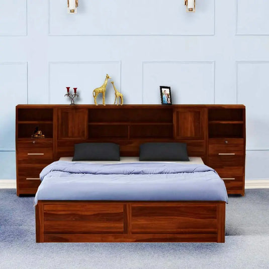 Translation missing: en.Sheesham Wood Trapez Hydraulic Bed