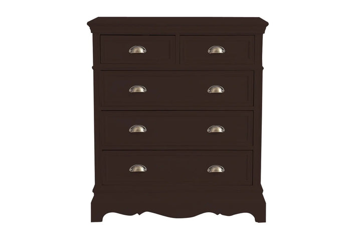 Translation missing: en.APRODZ Mango Wood Storage Cabinet Callao Chest of 5 Drawers Furniture for Living Room | Minsk