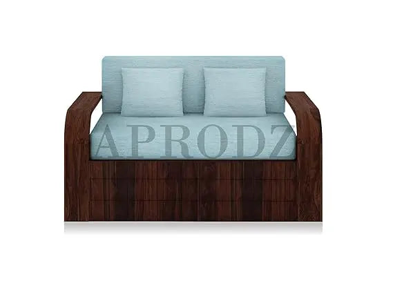 Sheesham Wood 2 Seater Sofa Cum Bed with Storage, (75 x 51 x 30 Inch) 
