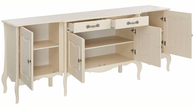 Mango Wood Rosario Sideboard Storage Cabinet for Living Room | Wooden Cabinet for Home 