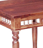 APRODZ Sheesham Wood Norcross 2 Seater Dining Table Set for Home | Dining Furniture | Brown Finish
