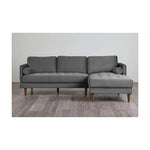 APRODZ MidCen Wooden 3 Seater Sofa Set with High-Density Comfortable Foam for Home & Living Room (Upholstered- Dark Green Velvet Fabric)