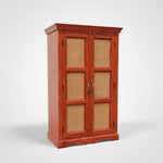 Sheesham Wood Two Door Cane Wardrobe (Sheesham Wood) 